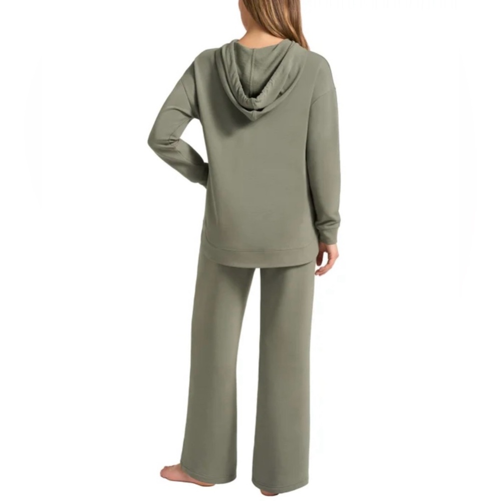 ❌ Sold Out 2 for $20 Max & Mia Sage Hoodie Lounge Set Ultimate Comfort Size M - Picture 3 of 10